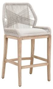 Easton Barstool Taupe White Barstools Counter Stools Dining Room Furniture One Kings Lane Wicker Bar Stools Grey Bar Stools Counter Stools