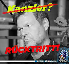 ⚠️ 🚫🌻🚫 Endlich kommt Robert Habeck unserer Aufforderung nach. Servus  Robert, die Steuerzahler werden dich und deine katastrophale Politik so  schnell nicht vergessen. 🚫🌻🚫 #HabeckRücktritt 🔷 #BesserFürBayern :  BAYERNPARTEI 🔷