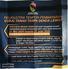 Cara bayar online cukai tanah kerajaan negeri sembilan 2020 adzril. Oh Media On Twitter Korang Yang Ada Tanah Kat Negeri Sembilan Dah Bayar Cukai Tanah Ke Belum Tu