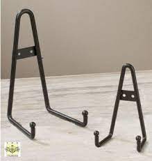Black wrought iron risers are sold in sets of six or they can be sold separately. Plate Display Holders For 6 10 Items Black Set Of 6 Plate Racks And Hangers Wall Plate Holder Plates On Wall Plate Hangers