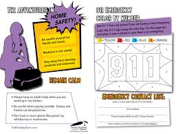 My phone number worksheets, 911 telephone coloring page and police safety coloring pages are three of main things we will show you based on the gallery title. Safety For Kids Traffic Safety Team