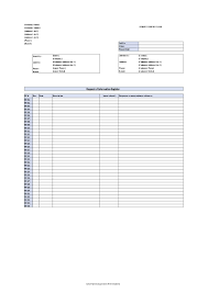Rfi Register Free Excel Template In 2020 Project Management Templates Excel Templates Excel
