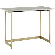Read on to discover the most authentic looking, inexpensive. 42 Inch Faux Marble Desk With White Faux Marble Top And Gold Base Walmart Com Walmart Com