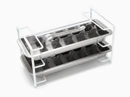 Onyx Containers Stainless Steel Ice Cube Stand Eiswurfelbehalter Aufbewahrungsdosen Stativ