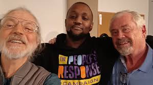 Jamie Cox and Chaz Wasserman facing off from yesterdays presser ahead of  BKFC 77 👊🔥