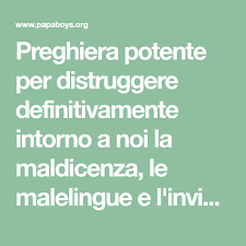 Preghiera Potente Per Distruggere Definitivamente Intorno A Noi La Maldicenza Le Malelingue E L Invidi Preghiera Preghiere Creazioni Con Bottiglie Di Plastica