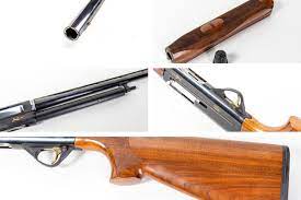 The photo shows a shotgun barrel in three of its production stages. Breda Xanthos Semi Automatic Shotgun Cheap But Holds Its Own