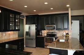 Refinished Black Cabinets By Chameleon Painting Slc Ut Color Sherwin Williams Tricor Black Kitchen Cabinets Black Bedroom Furniture Painted Bedroom Furniture