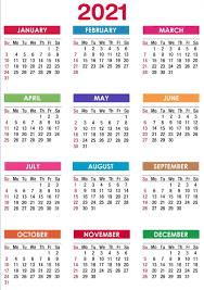 Free printable 2021 monthly calendar template word from january to december. 2021 Calendar Printable 12 Months All In One Printable Calendar Pdf Calendar Printables Printable Yearly Calendar