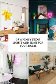 Vintage neon sign for sale. 35 Whimsy Neon Lights And Signs For Your Home Shelterness