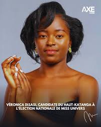 Véronica Disasi, candidate du Haut-Katanga à l'élection nationale de Miss  Univers 🥰 Votez pour elle : Lien en commentaire. #AXEmedia 🇨🇩