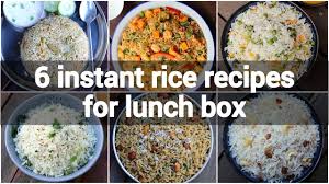 If you like it more toasted brown it a bit more. 6 Instant Rice Recipes For Lunch Box Quick Easy Healthy Rice Recipes Youtube