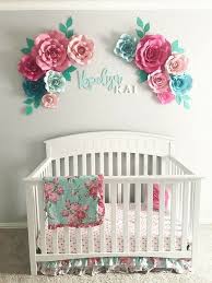 Love The Wall Flowers Baby Girl Room Paper Flowers Floral Nursery