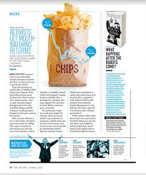 Taylor Mills The Proportion Is Really Nice With The Main Element Of The Chips With The Smaller Icons Editorial Design Layout Magazine Design Newspaper Design