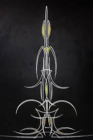 Yellow Stripes Pinstriping Designs Pinstripe Art Custom Paint