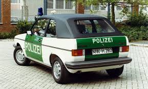 Og Volkswagen Vw Golf Gl Cabriolet Mk1 Polizei Polizeiautos Einsatzfahrzeuge Polizei