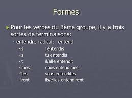 Entendre est un verbe du troisième groupe, il se conjugue avec l'auxiliaire avoir. Le Passe Simple Ppt Video Online Telecharger