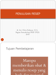 1 banda aceh pada tanggal 15 maret2011, menulis resep dengan menggunakan. Penulisan Resep 1 Pdf