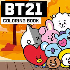 Bt21 coloring pages are black and white cartoon characters from bts members. Bt21 Coloring Book Bt21 Coloring Pages For Bts Fans Kpop Army Lovers Soo Bin Kim 9798623260826 Amazon Com Books