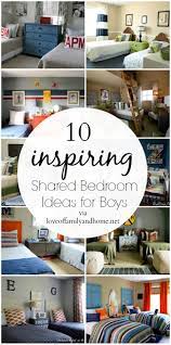 It has a cozy sleeping area is the corner while the rest of the room includes a workstation, a. 10 Shared Boys Bedroom Ideas Love Of Family Home