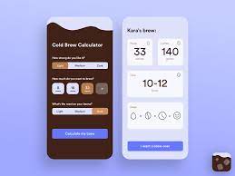 Made for cold brew chillwave. Cold Brew Calculator By Kara On Dribbble