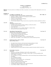 Resume sample for financial professional with experience as financial advisor and private banker. Resume Scarpinito