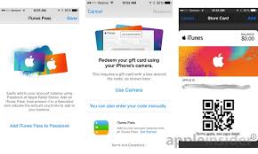 I used to be able to do this within wallet, but now i can only add credit cards. First Look Using Passbook At An Apple Store To Buy Itunes App Store Credit Appleinsider