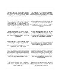 Family Matters Role Play Family Matters Roleplay Games For Teens