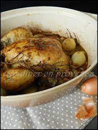 poulet cocotte grand mere un diner en provence recettes de cuisine poulet en cocotte recette poulet cocotte