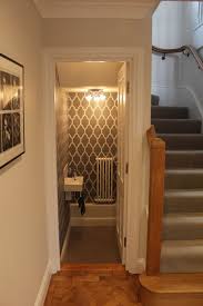 35 Powder Room Design Ideas Photos Bathroom Under Stairs Room Under Stairs Powder Room Design