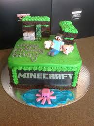 Making This For My Brother S Birthday Minecraft Birthday Cake Video Game Cakes Minecraft Birthday