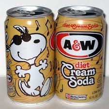 A W Diet Cream Soda Snoopy A W Root Beer Root Beer A W Cream Soda