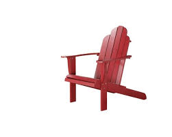Adirondack Classic Red Solid Wood Outdoor Chair Wood Adirondack Chairs Red Adirondack Chairs Adirondack Chair