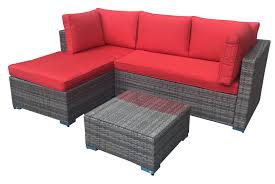 Coffee table size is just as important as the shape and style. Outdoor Set With Sectional And Coffee Table Rd Furniture