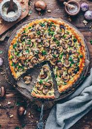 Champignon Lauch Quiche Vegane Pilz Tarte Bianca Zapatka Rezepte Lauch Quiche Rezepte Quiche Rezept Vegetarisch
