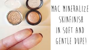 Mac Mineralize Skinfinish Soft And Gentle Swatches Review