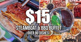 Good one steamboat buffet & bbq'da herkese açık gönderi. Pay Just 15 For Free Flow Bbq And Steamboat Buffet With Over 80 Dishes Yes You Can With This Limited Time Promo Moneydigest Sg