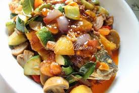 Masak tempoyak ni sedap kalau cukup rasa masam & pekat dia. Azie Kitchen Ikan Siakap Masak 3 Rasa Ala Thai Makanan Masakan Makanan Minuman
