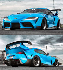 After many years of the supra nameplate going missing, toyota have finally brought back their famous sports car. 2020 Toyota Supra Wide Body Kit Best Car Wallpaper 4k Toyota Supra Toyota Cars Toyota