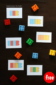 Lego Pattern Cards Playdough To Plato Math Patterns Fun Math Centers Lego Math