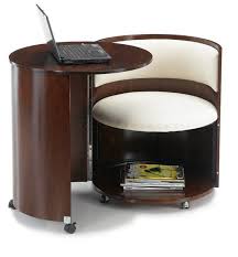 Ct 105 Movable Computer Table Barrel Furniture Wooden Computer Desks Furniture