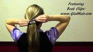 Quick And Easy Hair Styles With Beak Clips Beak Clips Clip Hairstyles Easy Hairstyles