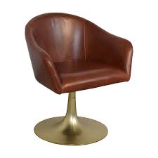 Maybe you would like to learn more about one of these? 16 Off West Elm West Elm Bond Leather Swivel Chair Chairs