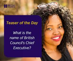 Teaser of the Day. What is the name of British Council's Chief Executive?  #csweek #CustomerServiceWeek #ServiceWithRespect