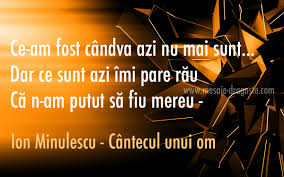 Poezii de kaliy4ka.4dead(vika gisca) 7. Ion Minulescu Cantecul Unui Om