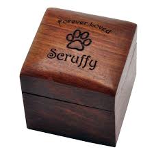 Personalized, laser etched w/ photo and poem, low cost & free shipping Mini Pet Urn Wooden Pet Keepsake Urn