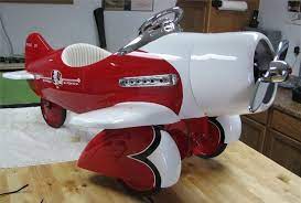 A Radial Engine And An Exhaust Manifold Just Go With It Toy Pedal Cars Vintage Pedal Cars Pedal Cars