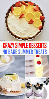 Delicious No Bake Summer Desserts No Bake Summer Desserts Light Summer Desserts Summer Desserts