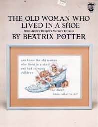 See more ideas about beatrix potter, counted cross stitch patterns, potter. Beatrix Potter Counted Cross Stitch Pattern The Old Woman Who Lived In A Shoe Green Apple