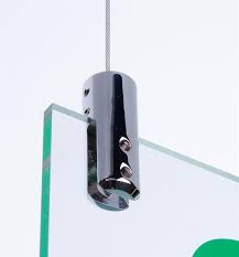 Ceiling Mounted Cable Hanging System With Chrome Finish Components Picture Hanging Art Hanging System Hanging